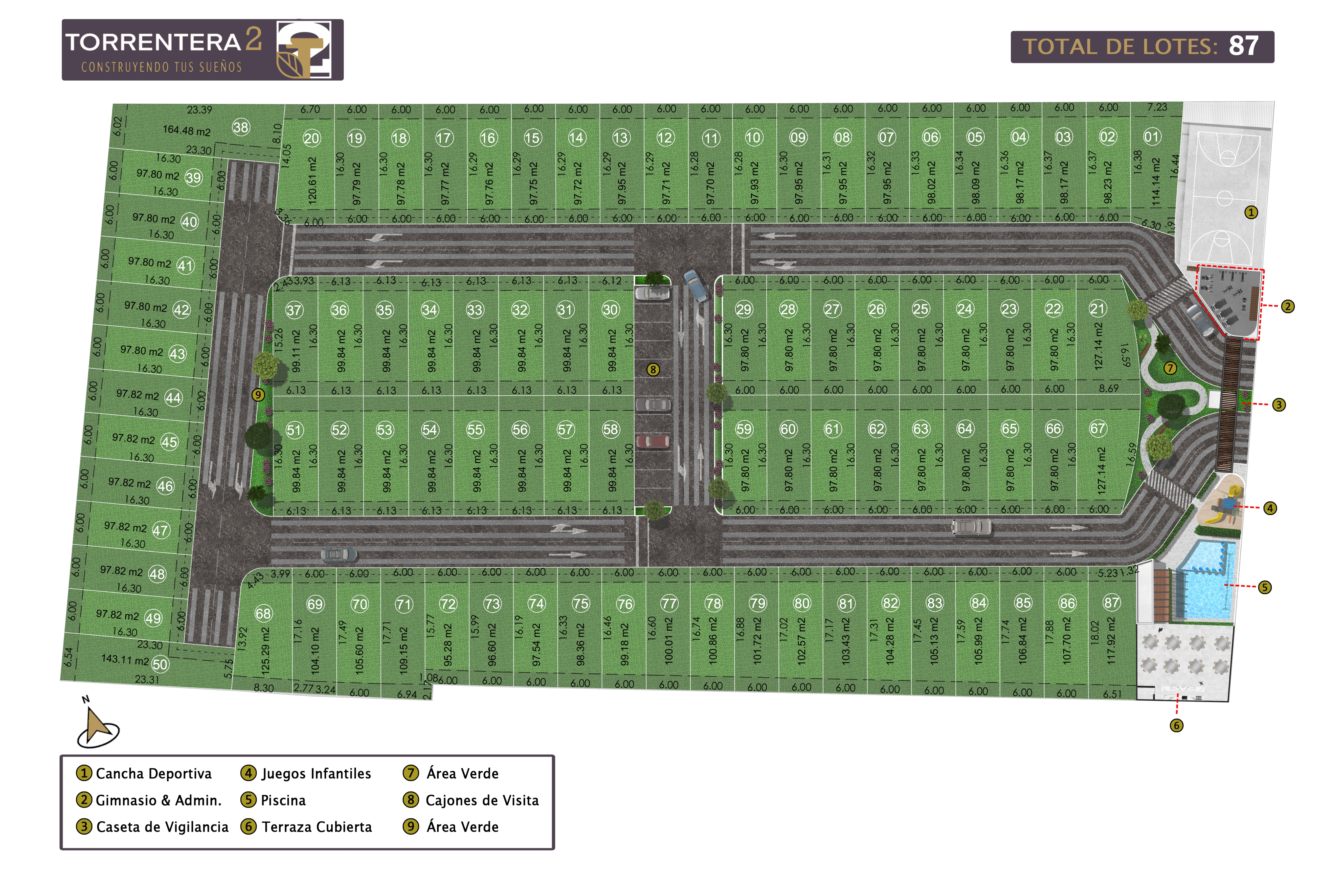 Mapa del desarrollo Torrentera 2